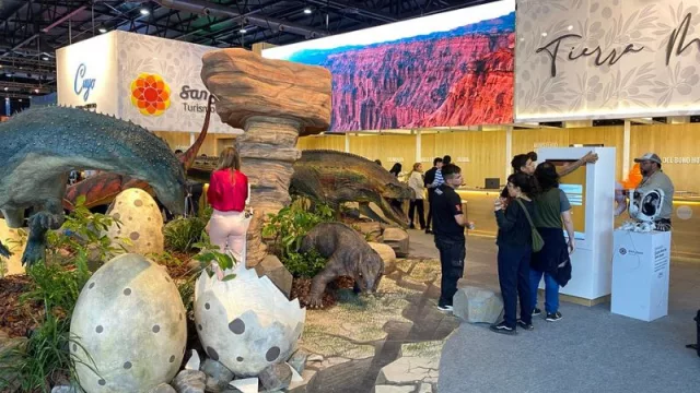 San Juan se luce en la Feria Internacional de Turismo (con La "Experiencia Dinos" y vinos sanjuaninos)