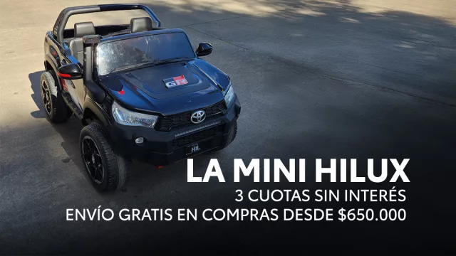 Tu hijo también puede tener su Hilux, su Mini Hilux (precios y detalles del juguete que todo padre desearía haber recibido de niño)